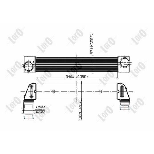 004-018-0008 - Intercooler, charger 