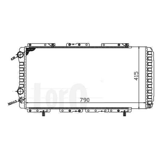 009-017-0006 - Radiator, engine cooling 