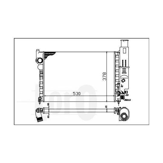 009-017-0005 - Radiator, engine cooling 