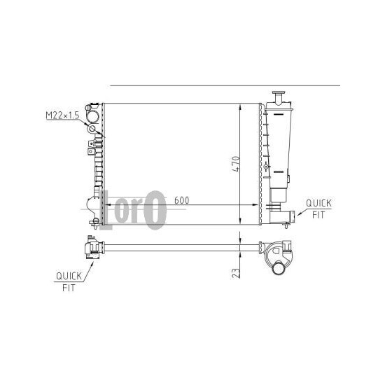 009-017-0054 - Radiaator,mootorijahutus 