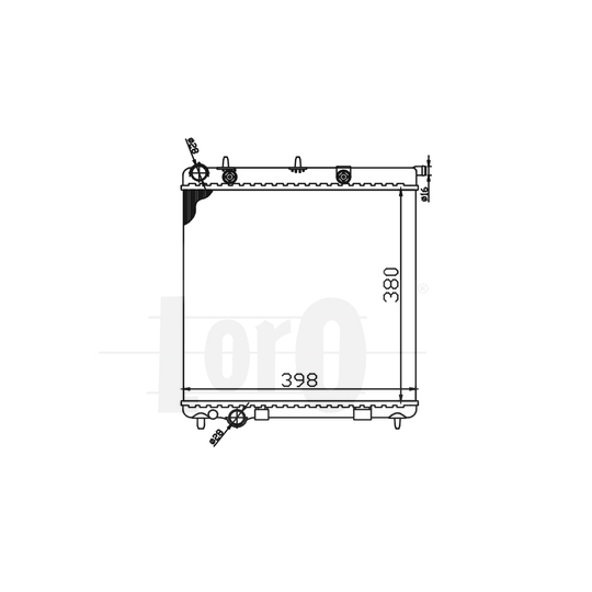 009-017-0047 - Radiator, engine cooling 