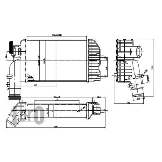 009-018-0001 - Intercooler, charger 