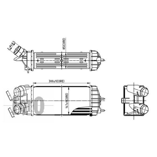 009-018-0007 - Intercooler, charger 