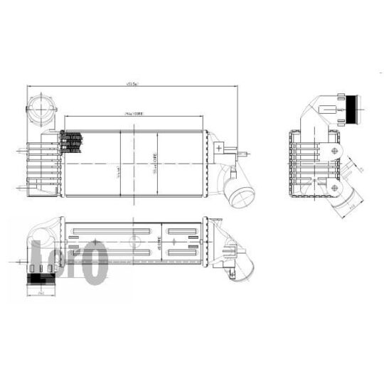 009-018-0003 - Intercooler, charger 