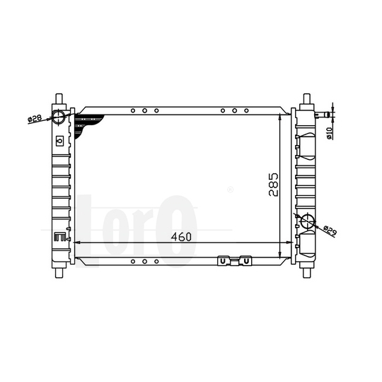 011-017-0007 - Radiator, engine cooling 