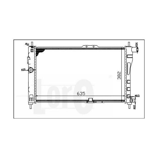 011-017-0004 - Radiator, engine cooling 