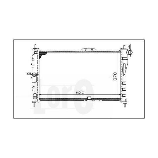 011-017-0006 - Radiator, engine cooling 