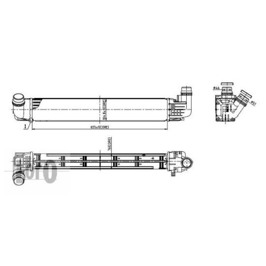 010-018-0003 - Intercooler, charger 