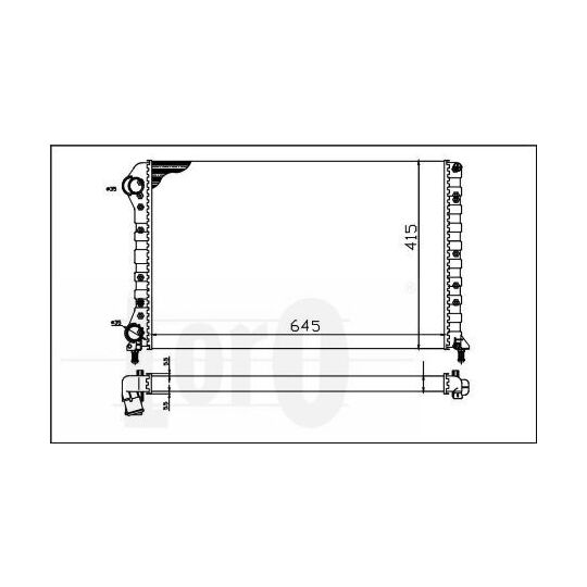 016-017-0019 - Radiator, engine cooling 