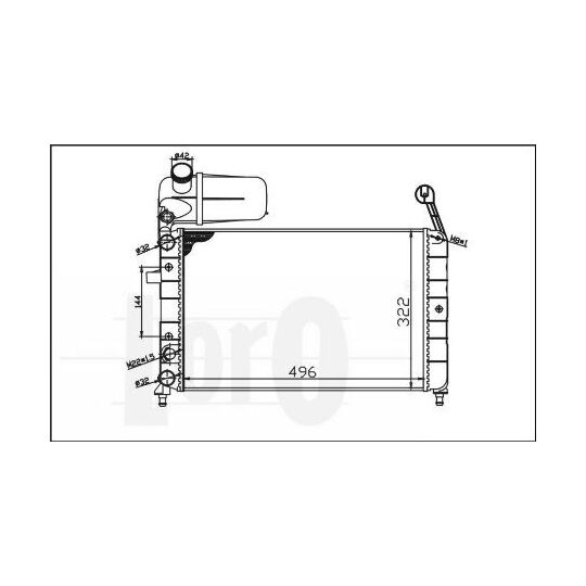 016-017-0006 - Radiator, engine cooling 