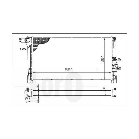 016-017-0053 - Radiator, engine cooling 