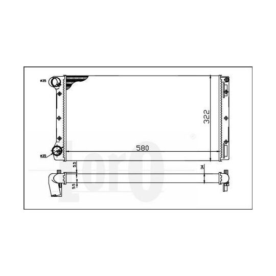 016-017-0031 - Radiator, engine cooling 