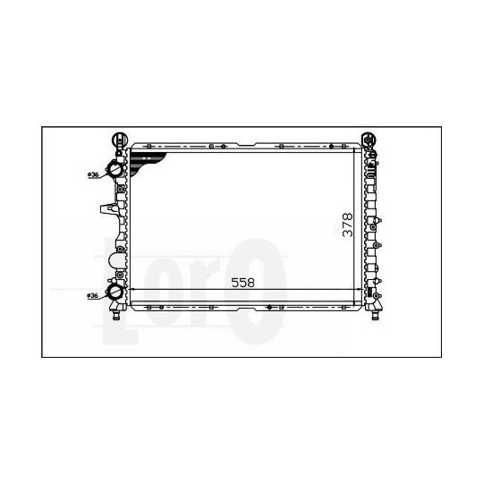 016-017-0042 - Radiator, engine cooling 