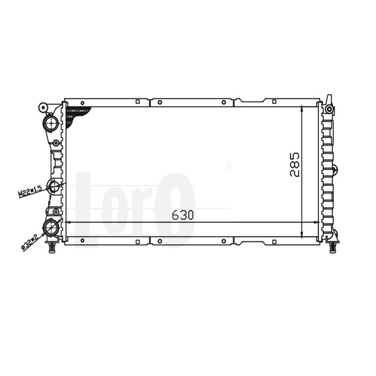 016-017-0049 - Radiator, engine cooling 