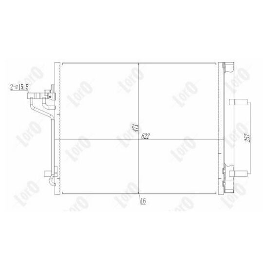 017-016-0031 - Condenser, air conditioning 