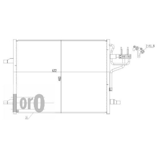 017-016-0027 - Condenser, air conditioning 