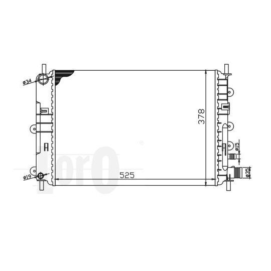 017-017-0022 - Radiator, engine cooling 