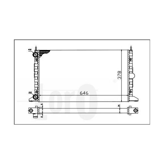 017-017-0044 - Radiator, engine cooling 