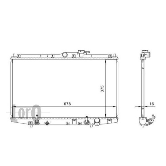 018-017-0014 - Radiator, engine cooling 