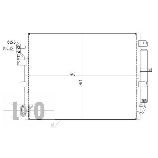 027-016-0003 - Condenser, air conditioning 