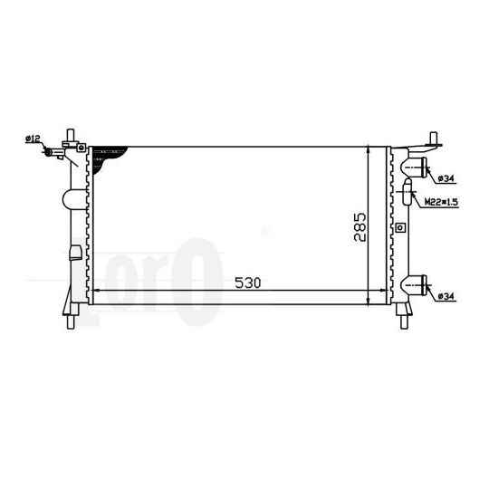 037-017-0036 - Radiaator,mootorijahutus 