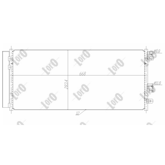 037-016-0055 - Condenser, air conditioning 