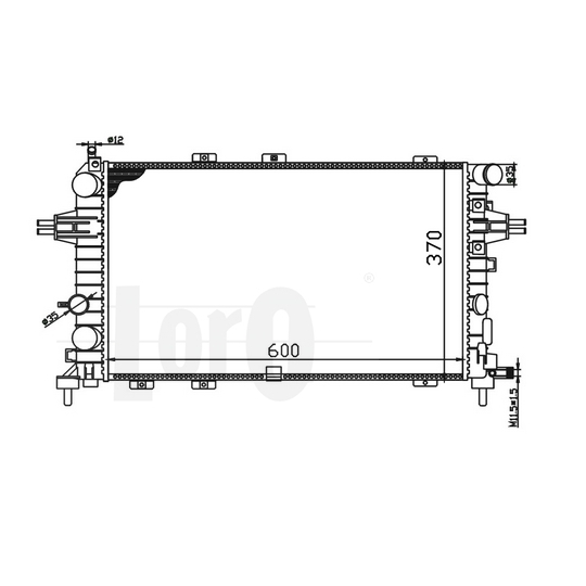 037-017-0047 - Radiaator,mootorijahutus 