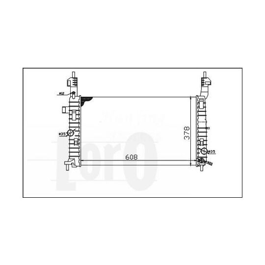 037-017-0074 - Radiator, engine cooling 