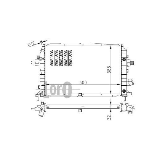 037-017-0088-B - Radiaator,mootorijahutus 