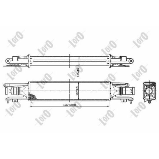 037-018-0011 - Intercooler, charger 