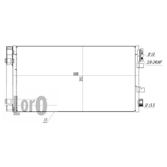 042-016-0039 - Condenser, air conditioning 