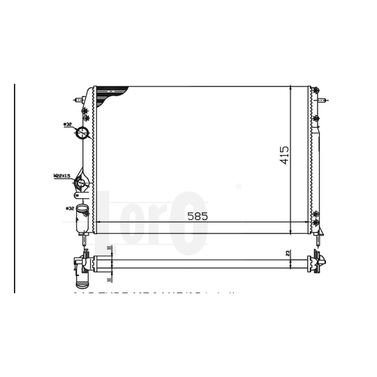 042-017-0005 - Radiator, engine cooling 