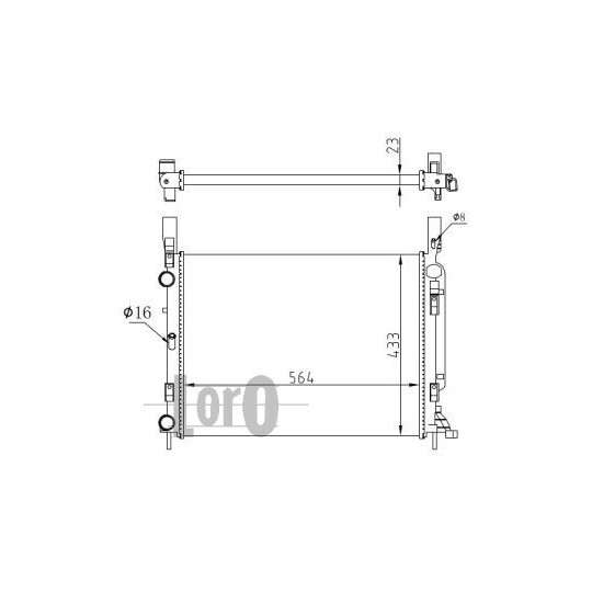 042-017-0061 - Radiaator,mootorijahutus 