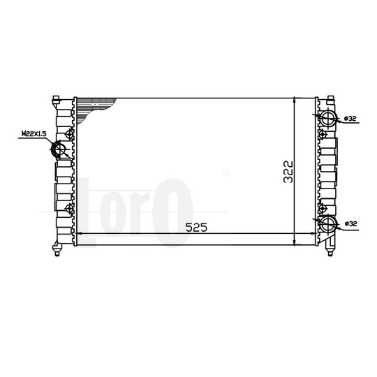 046-017-0011 - Radiaator,mootorijahutus 