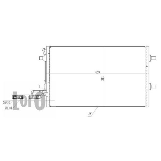 052-016-0009 - Condenser, air conditioning 