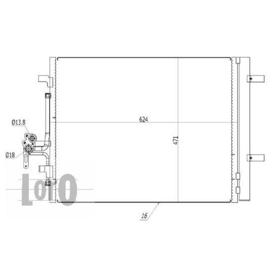 052-016-0011 - Condenser, air conditioning 