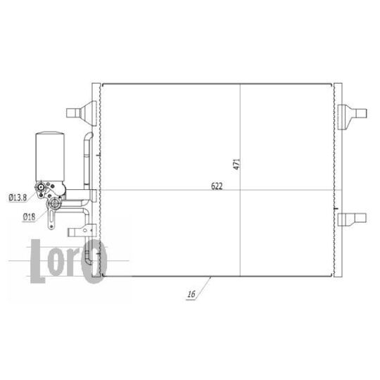 052-016-0003 - Condenser, air conditioning 