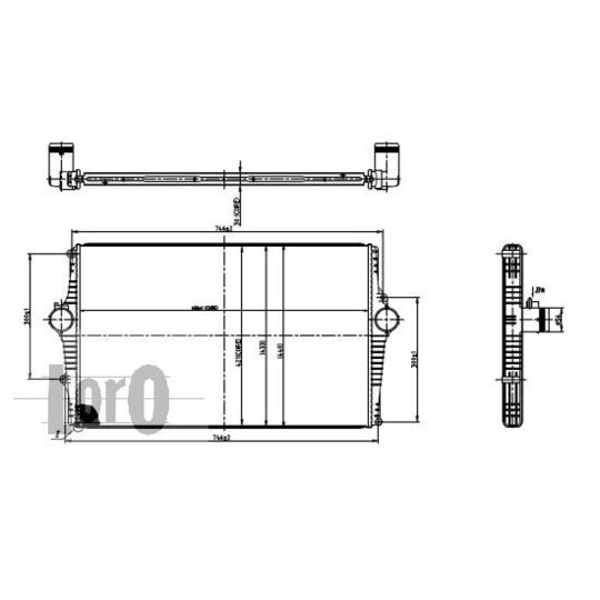 052-018-0001 - Intercooler, charger 