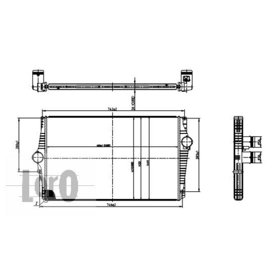 052-018-0003 - Intercooler, charger 