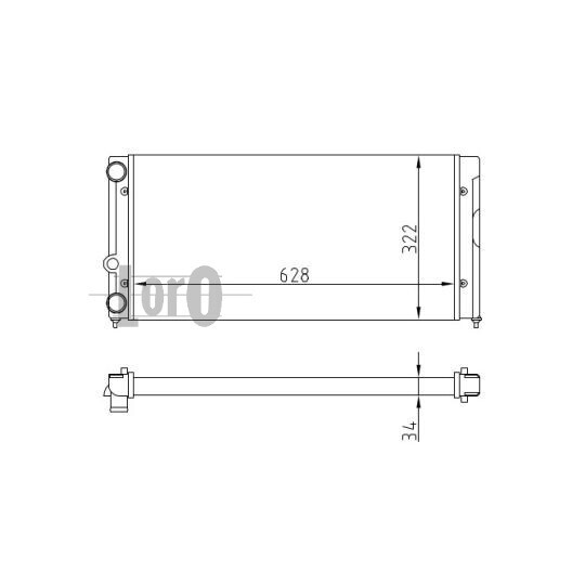 053-017-0025 - Radiaator,mootorijahutus 