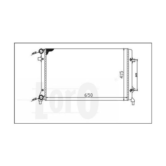 053-017-0018 - Radiaator,mootorijahutus 