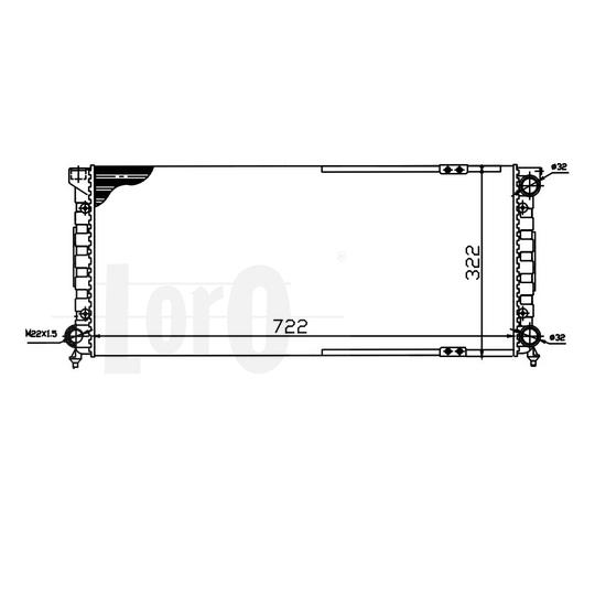 053-017-0028 - Radiaator,mootorijahutus 