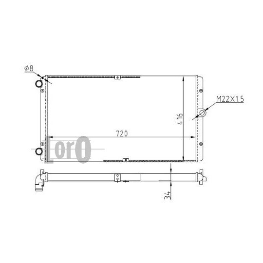 053-017-0072 - Radiaator,mootorijahutus 