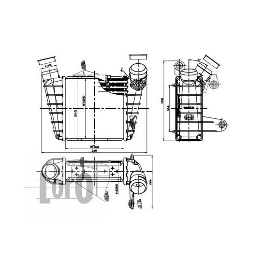 053-018-0002 - Intercooler, charger 