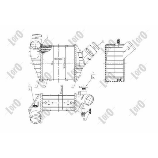 053-018-0012 - Kompressoriõhu radiaator 