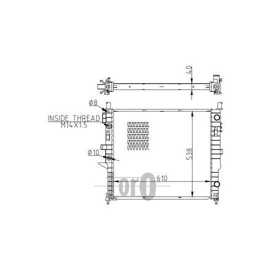 054-017-0012-B - Radiaator,mootorijahutus 