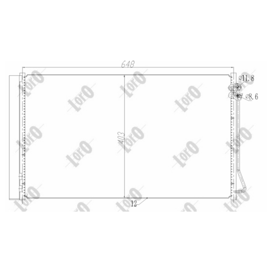 054-016-0040 - Condenser, air conditioning 