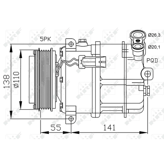 32312 - Kompressori, ilmastointilaite 