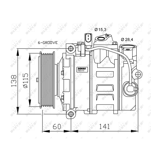 32262G - Kompressori, ilmastointilaite 