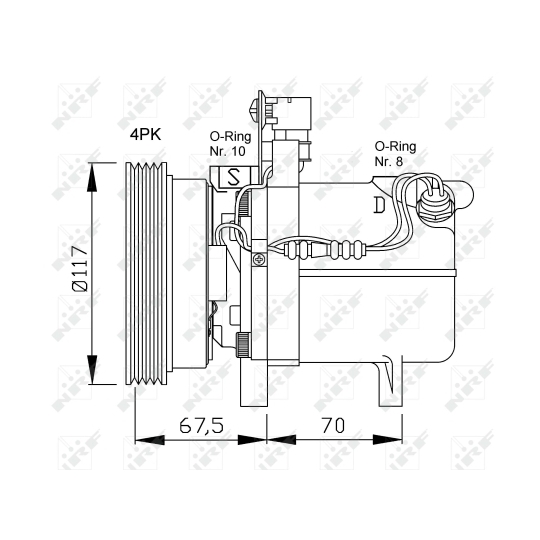 32055 - Kompressori, ilmastointilaite 